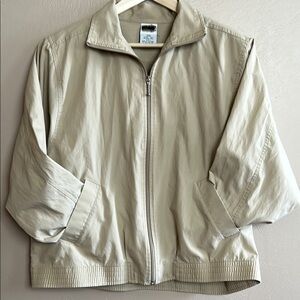 Vintage 80’s Koret Amanda Bomber Women’s  Jacket. Size Large. Oatmeal Co…